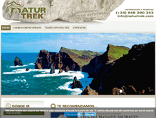 Tablet Screenshot of naturtrek.com